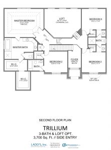 Trillium - 3-Bath + Loft - First Floor